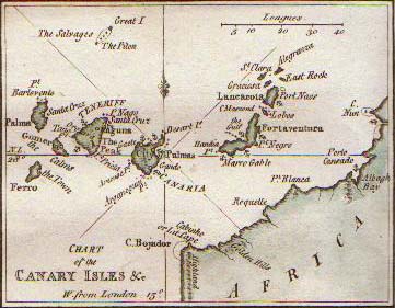 Canary Islands, 1758